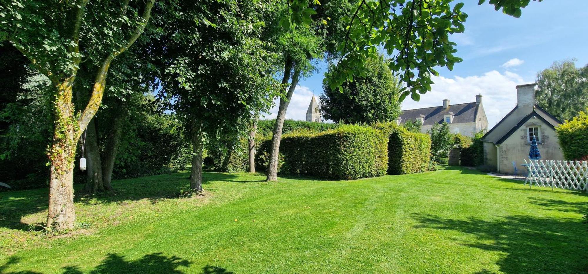 Gite 4 Personnes Avec Piscine Et Bain Nordique Proche Des Plages Du Debarquement Le Manoir  Buitenkant foto